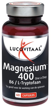 Lucovitaal Magnesium 400 Met B6 En L-tryptofaan 60ca
