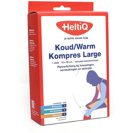 HeltiQ Koud/Warm Kompres Large voor Natuurlijke Pijnverlichting