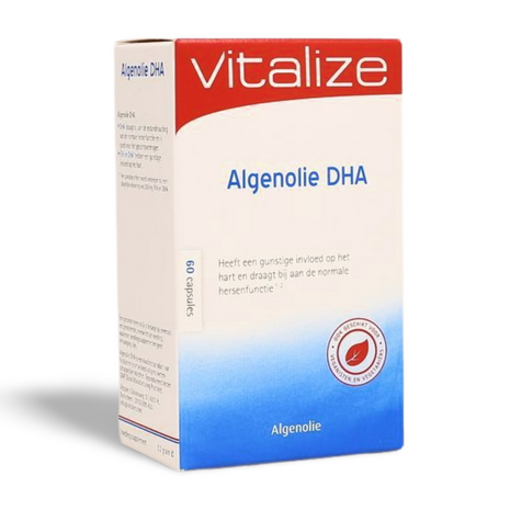 Vitalize Vegan Omega 3 Algenolie DHA 60 Capsules 