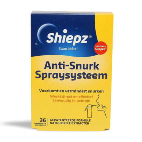 Shiepz Anti-Snurk Spraysysteem 45ml voor een Stille Nacht