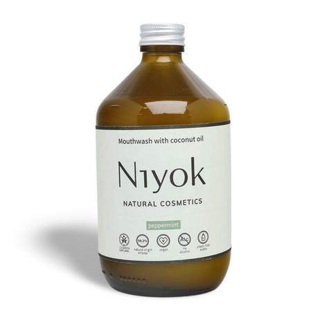 Niyok Mouthwash Coconut Oil Peppermint 500ml