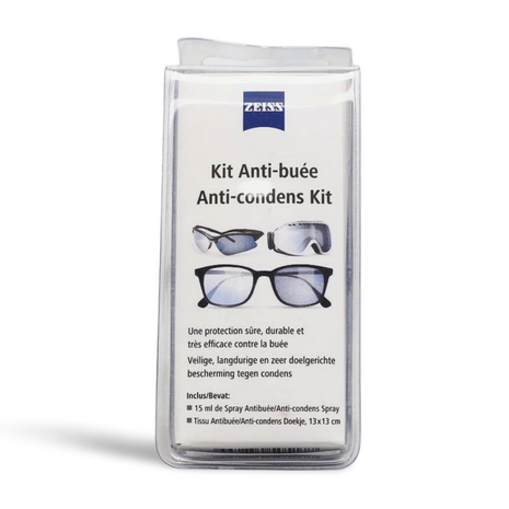 Zeiss Anti-condens Kit Voor Brillen 15 Ml