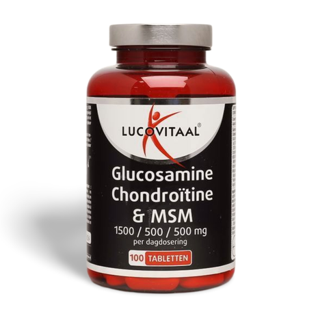 Lucovitaal Glucosamine/chondroitine/msm 100tb