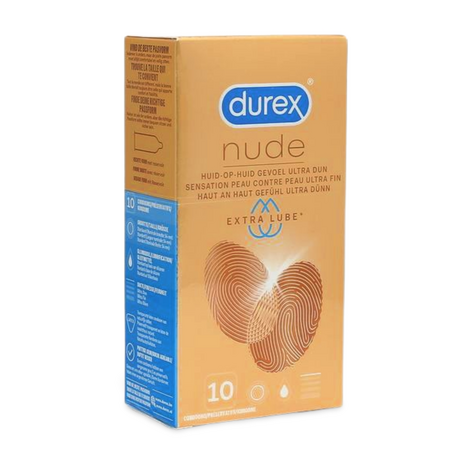Durex Nude Extra Lube Condooms 10st