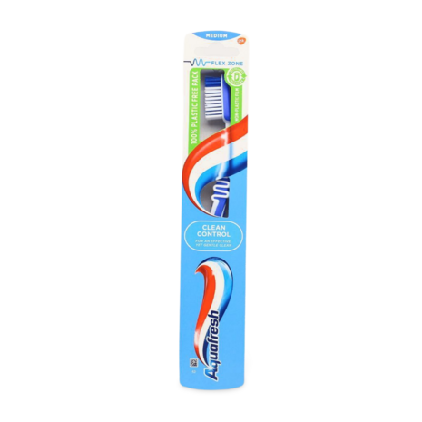 Aquafresh Clean Control Medium Tandenborstel - 1 Stuk
