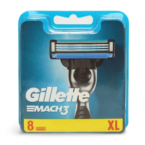 Gillette Mach 3 Mesjes Xl 8 Stuks