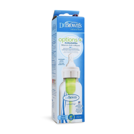 Dr Brown&#039;s Options+ Anti-Colic Standard Baby Bottle 250ml BPA-Free