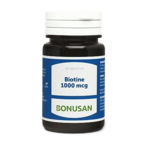 Bonusan Biotine 1000 mcg Tabletten - 60 Stuks
