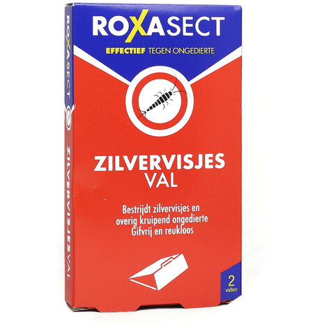 Roxasect Zilvervisjesval - Ongediertebestrijding - 2 Stuks