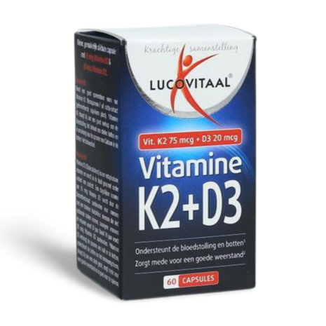 Lucovitaal Vitamine K2 + D3 60ca