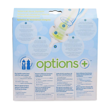 Dr. Brown&#039;s Options+ Anti-Colic Wide-Neck Baby Bottle Starter Kit