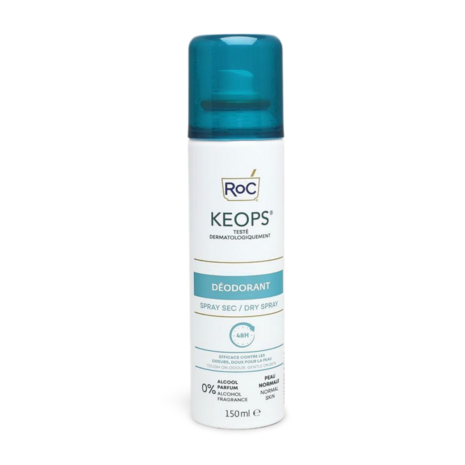 Roc Keops Frisse Deodorant Spray Voor Langdurige Bescherming, 150ml
