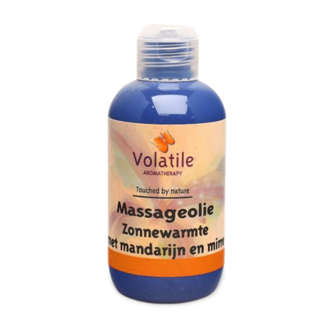 Volatile Aromatherapie Massageolie Zonnewarmte met Mandarijn en Mirre - 100ml