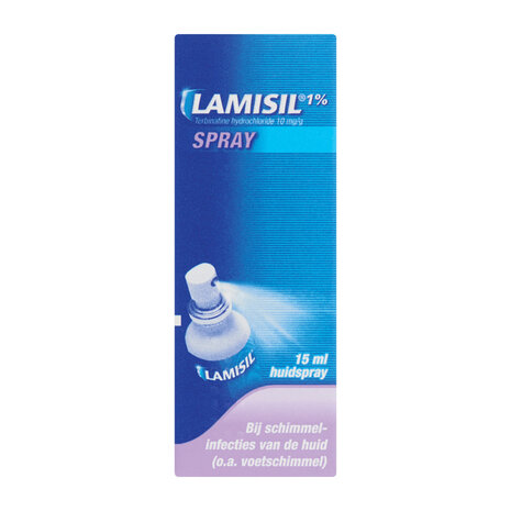 Lamisil 1% Huidspray 10mg/g - 15ml voor Voetschimmelbehandeling