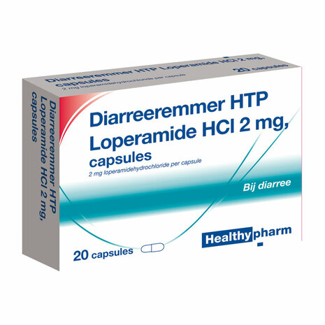 Healthypharm Loperamide 2mg Diarreeremmer 20ca