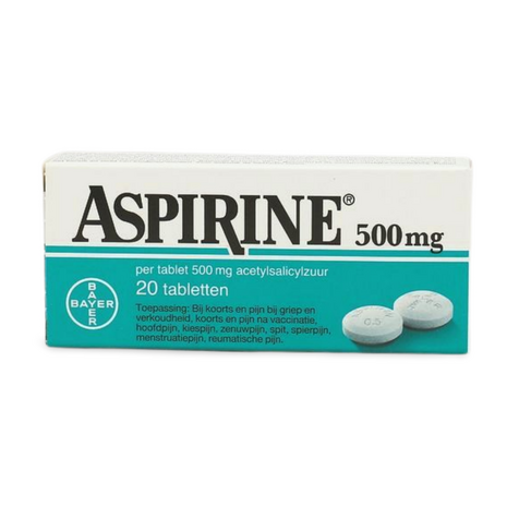 Aspirine 500mg 20tb