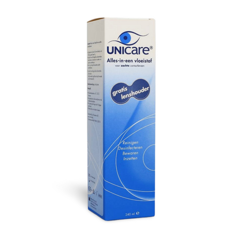 Unicare Alles-in-een Vloeistof Zachte Lenzen 240ml