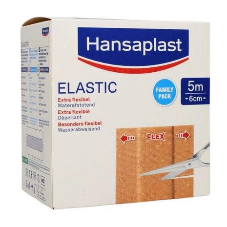 Hansaplast Elastic Family 5m X 6cm 1st