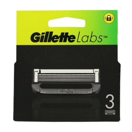 Gillette Labs Mesjes 3 Stuks 3stuks