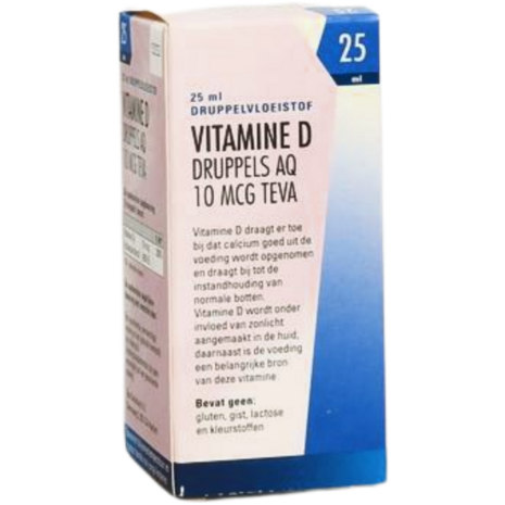 Pharmachemie Voedingssupplementen Pharmachemie Vitamine D Aq Druppels 10 Mcg 25ml