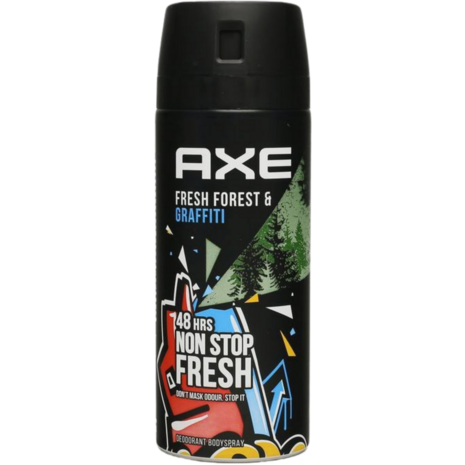 Axe Deodorant Bodyspray Fresh Forest &amp; Graffiti 150ml