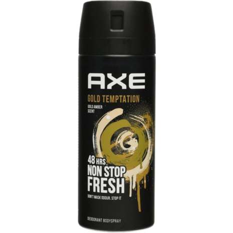 Axe Deodorant Bodyspray Gold Temptation 150ml