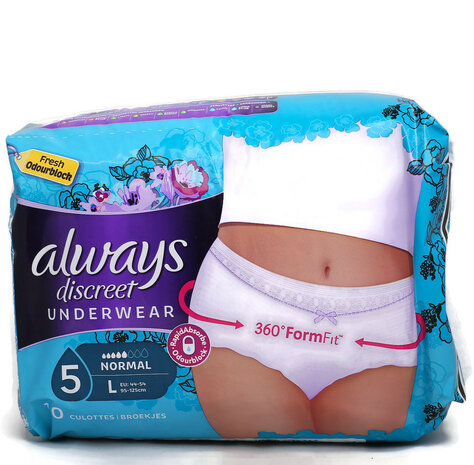 Always Discreet Pants L Incontinence 10 St