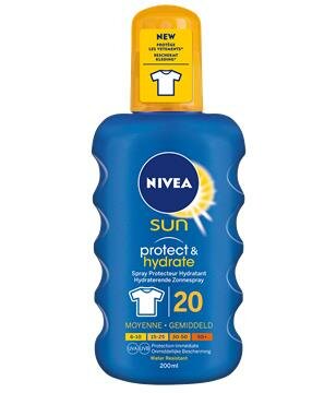 Nivea Sun Protect &amp; Hydrate Zonnespray Spf20 200ml