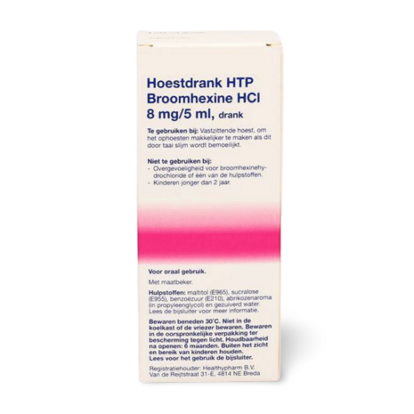 Healthypharm Broomhexine Hoestdrank 8mg 150ml