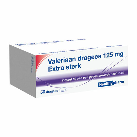 Valeriaan Dragees 125 mg Extra Sterk - 50 Tabletten