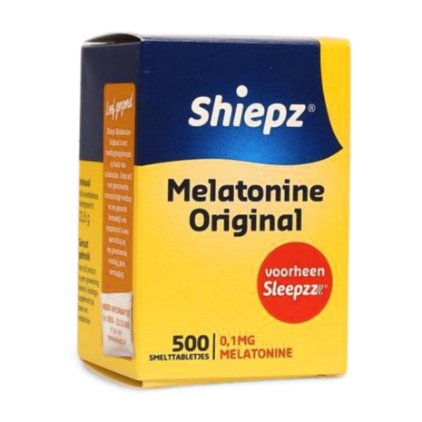 Shiepz Melatonine Original Smelttabletten 500 Stuks
