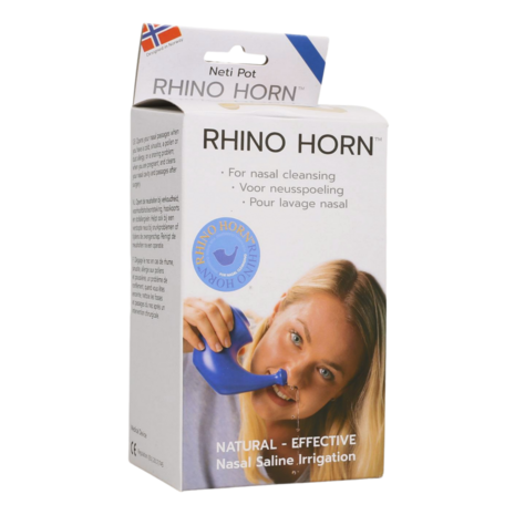 Rhino Horn Neusspoeler Blauw 1st