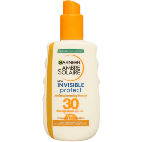 Garnier Ambre Solaire Invisible Protect Bronze Spray Spf30 200ml