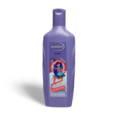 Andrelon Kids Prinses Shampoo 300ml - Milde Verzorging voor Kinderhaar
