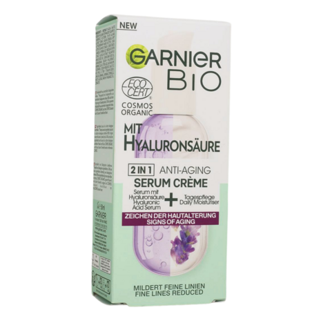 Garnier Skin Bio Anti-aging Serum Cream Met Hyaluronzuur 50ml