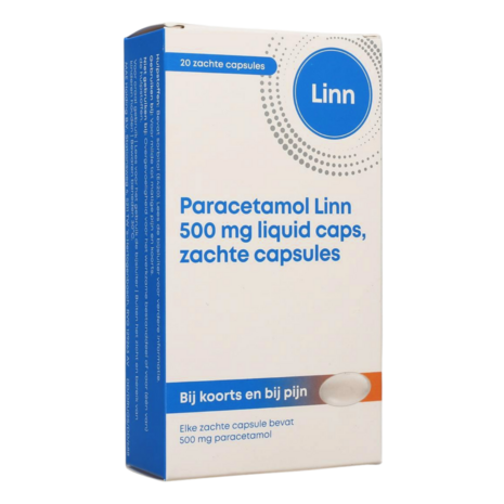 Linn Paracetamol 500mg Liquid Caps 20ca