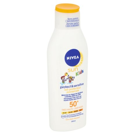 Nivea Sun Protect &amp; Sensitive Child Sunmilk Spf50+ 200ml