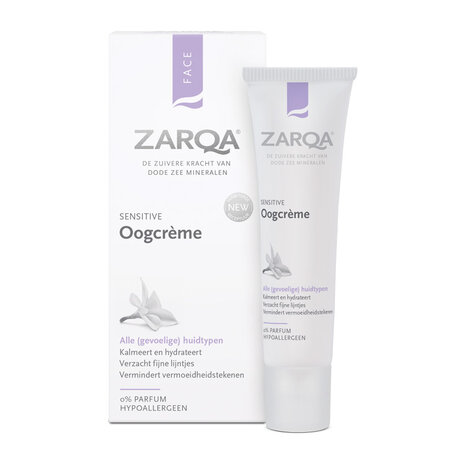 Zarqa Sensitive Oogcr&egrave;me voor Gevoelige Huid 15 ml