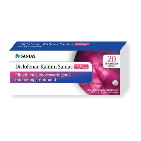 Sanias Diclofenac Kalium 12.5mg 20tb