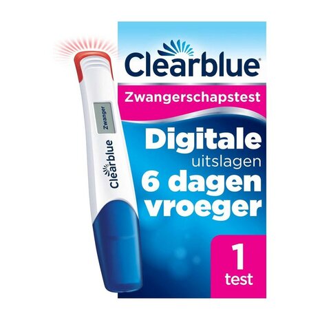 Clearblue Zwangerschapstest Digitaal Ultravroeg (10 Miu/ml) 1st