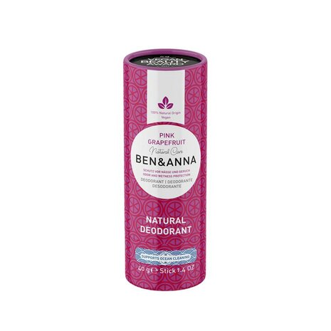 Ben &amp; Anna Deodorant Pink Grapefruit Papertube 40g