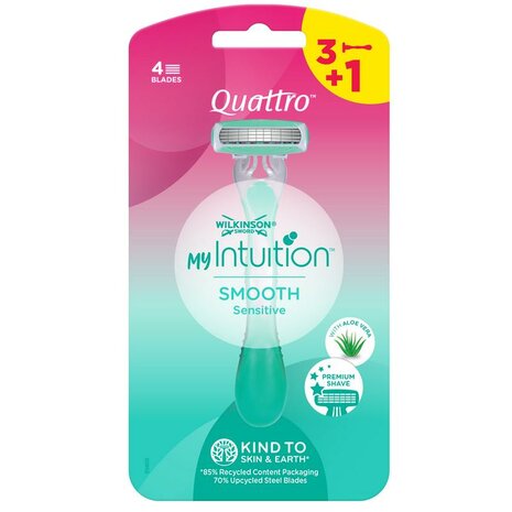 Wilkinson Quattro My Intuition Disposables 3+1 4st