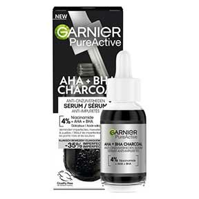 Garnier Pureactive Aha + Bha Charcoal Serum 30ml
