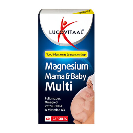 Lucovitaal Magnesium Mama &amp; Baby Multi 60ca