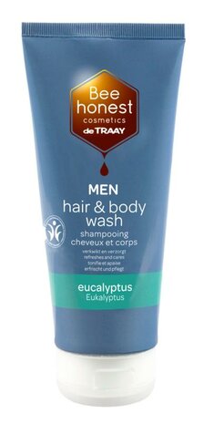 Traay Bee Honest Hair &amp; Body Wash Men Eucalyptus 200ml