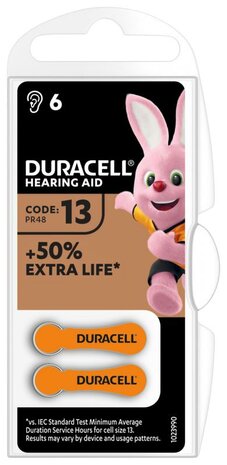 Duracell Hearing Aid Nummer 13 6st