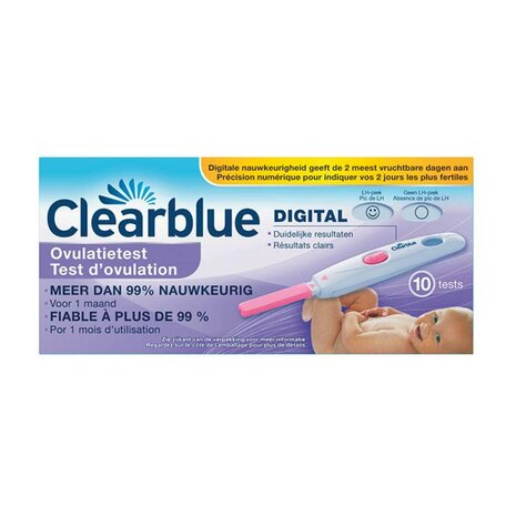 Clearblue Ovulatietest Digital Stick 7 Ct 10 St