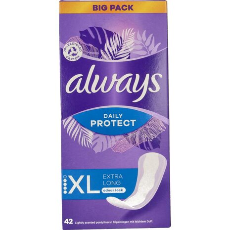 Always Inlegkruisjes Daily Protect Extra Long 42st