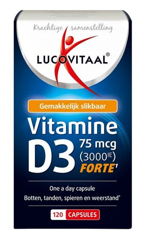 Lucovitaal Vitamine D3 75mcg 120ca