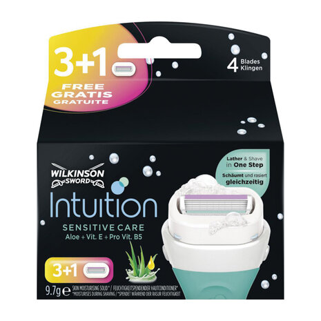 Wilkinson Intuition Sens Care Blades 3+1 Pack 